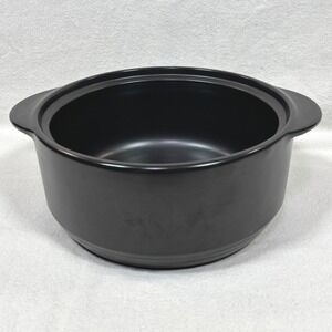 Pampered Chef Rockcrok Dutch Oven 4 QT 3.8L Black Ceramic Pot No Lid Replacement